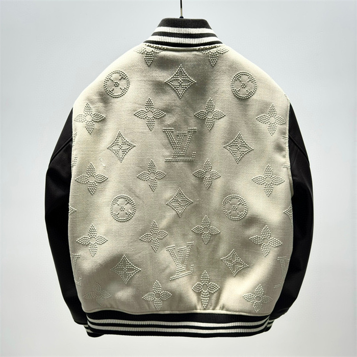 2024fw LV Leather Jacket Top Version