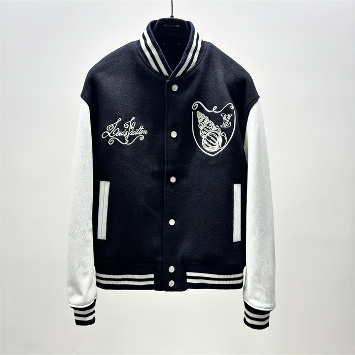 2024fw LV Real Leather Jacket Top Version