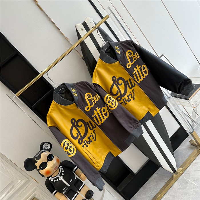 2023fw LV Real Leather Jacket Top Version