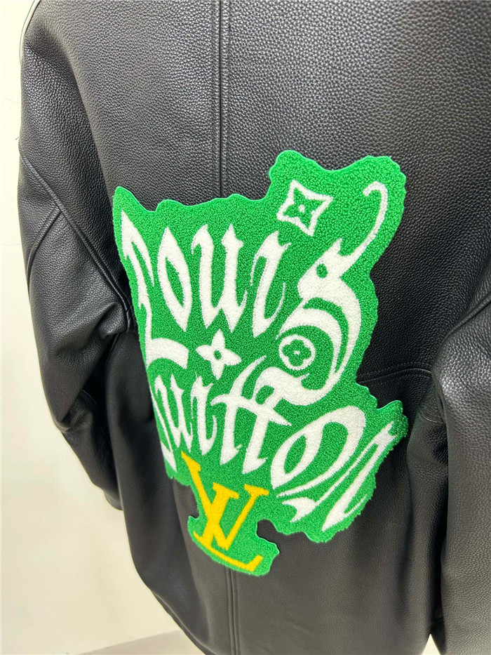 2023SS LV Real Leather Jacket Top Version