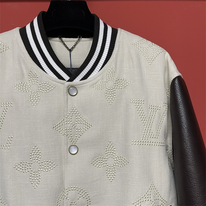 2024fw LV Real Leather Jacket Top Version