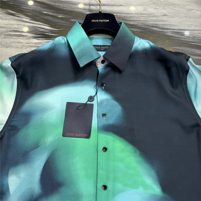 2023fw LV Silk Shirt Top Version