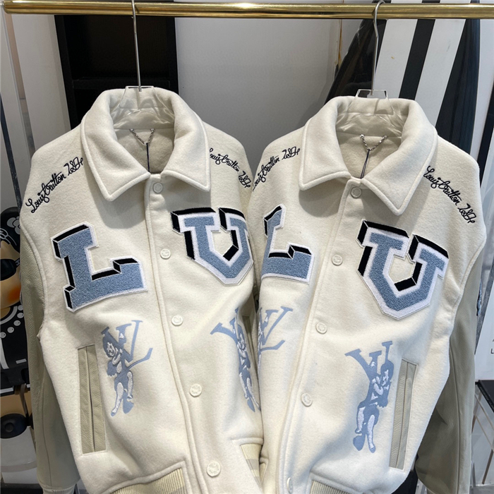 LV Real Leather Jacket Top Version