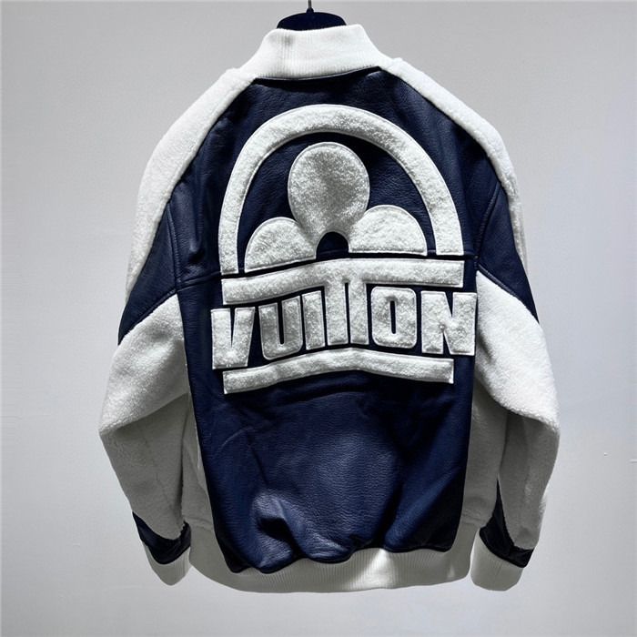 LV Real Leather Jacket Top Version