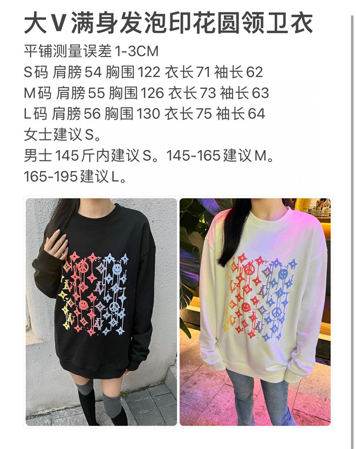 2023fw LV Sweater Top Version