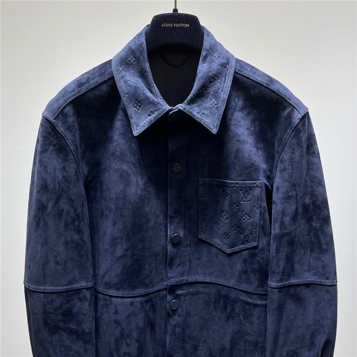 2023fw LV Real Leather Jacket Top Version