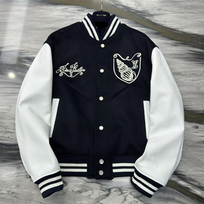 2024fw LV Real Leather Jacket Top Version