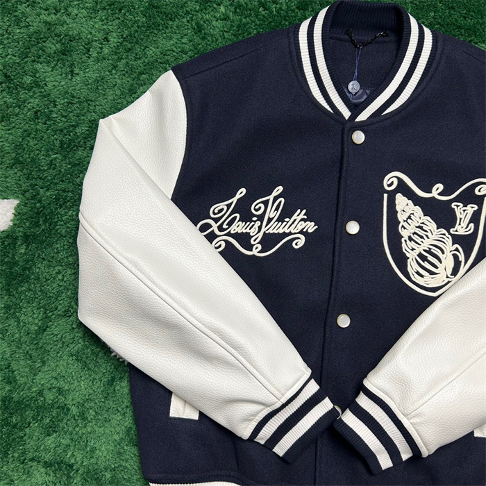 2024fw LV Leather Jacket Top Version