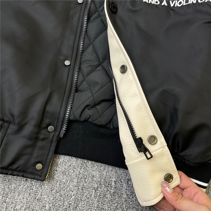 2024ss LV Leather Jacket Top Version