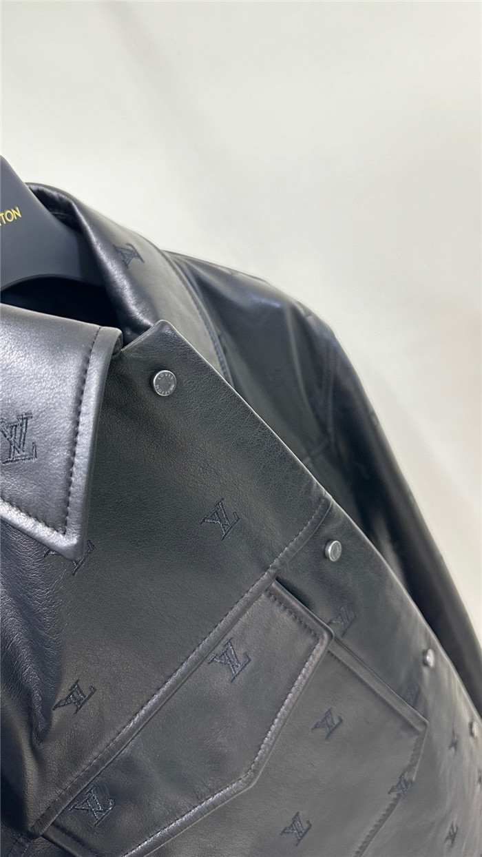 2024SS LV Leather Jacket Top Version