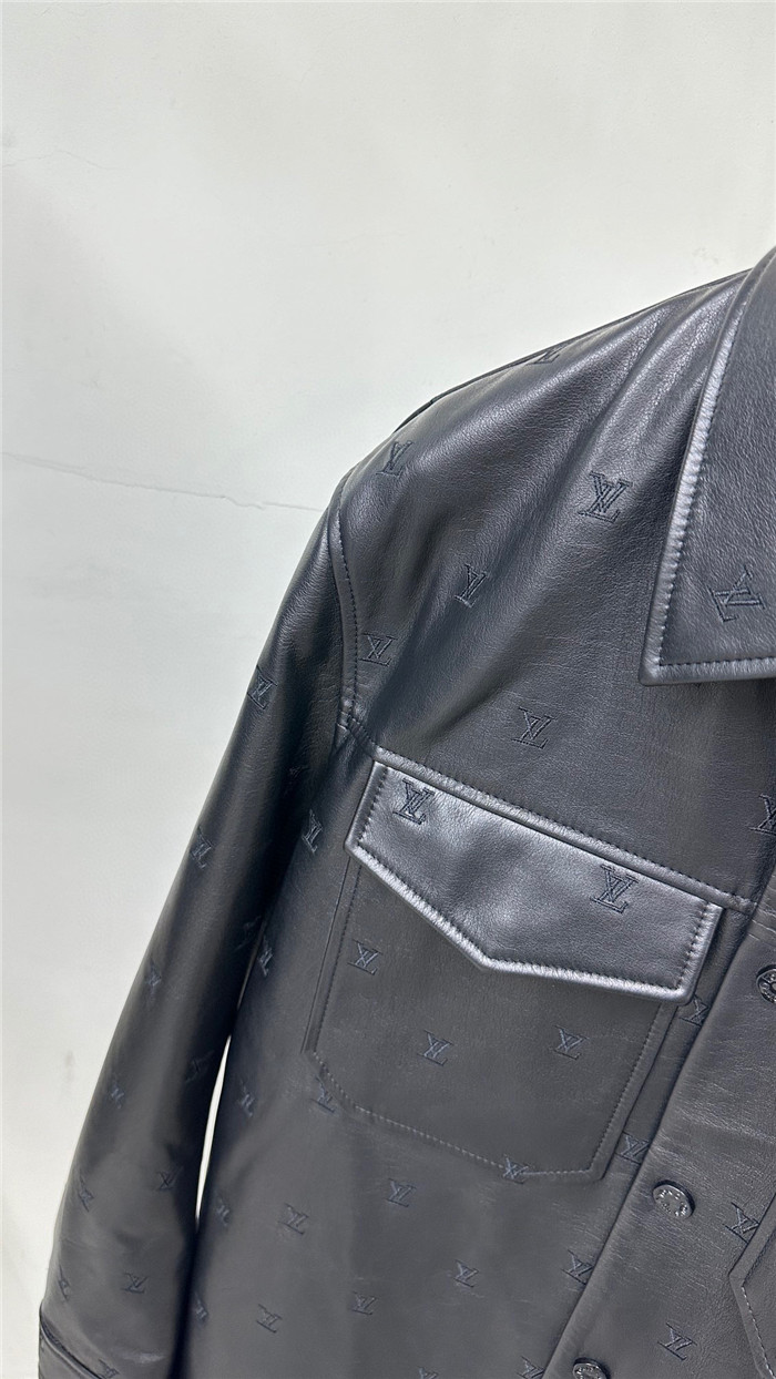 2024SS LV Leather Jacket Top Version