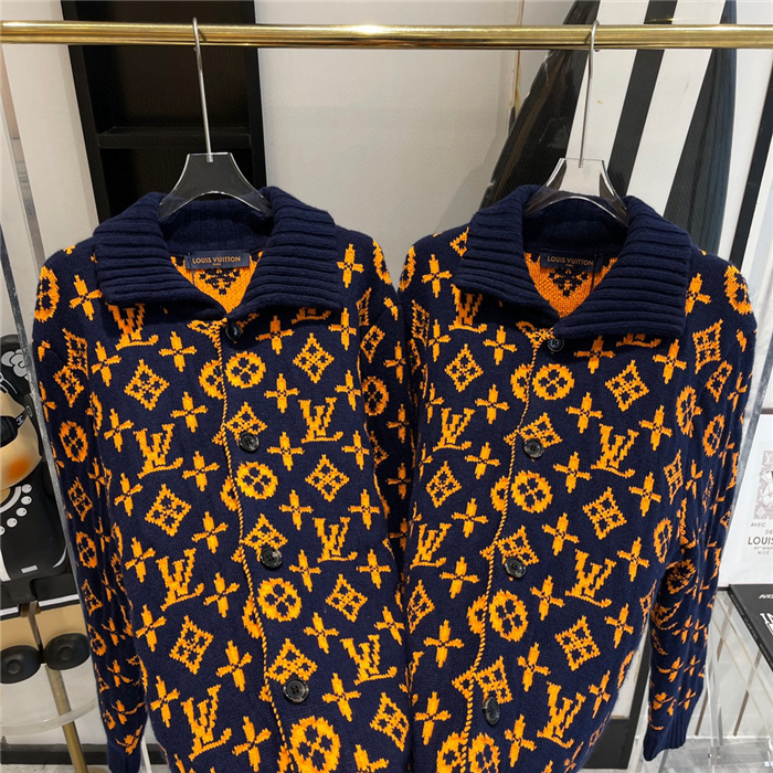 2023fw LV Sweater Jacket Top Version
