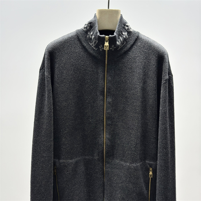 2024fw LV Zipper Sweater Top Version