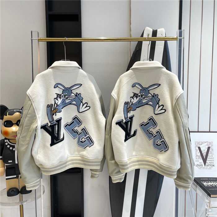 LV Real Leather Jacket Top Version