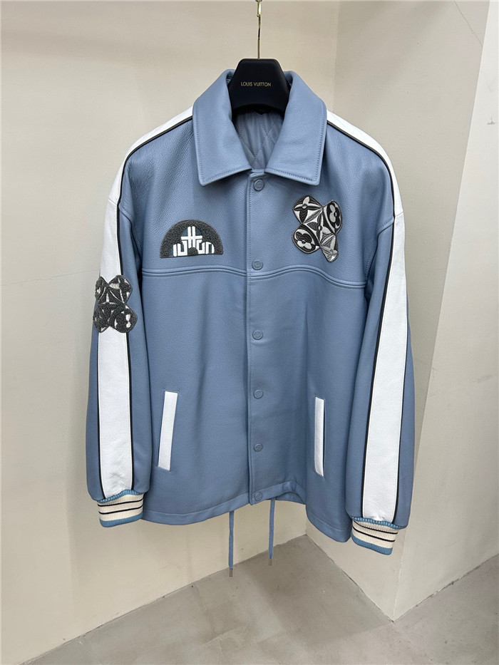 2023SS LV Real Leather Jacket Top Version