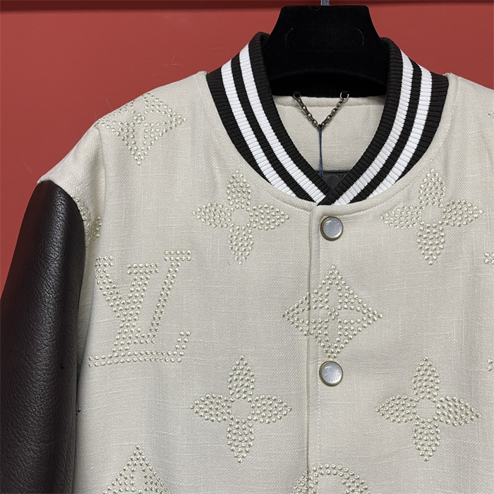 2024fw LV Real Leather Jacket Top Version