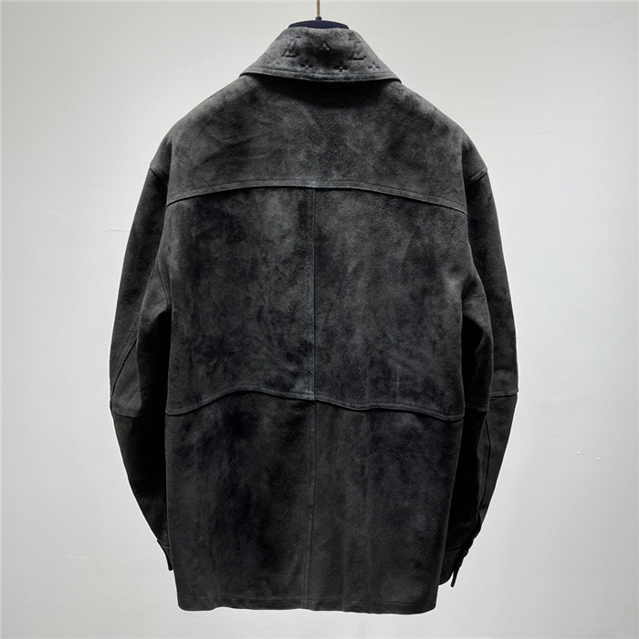 2023fw LV Real Leather Jacket Top Version