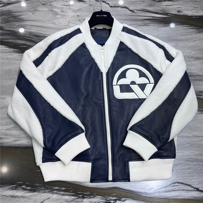 LV Real Leather Jacket Top Version