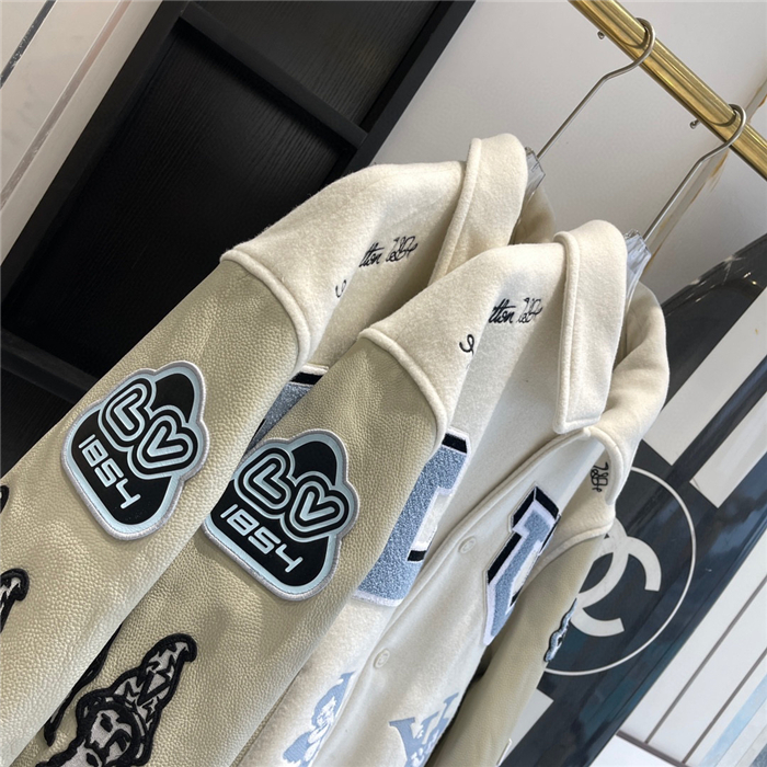 LV Real Leather Jacket Top Version