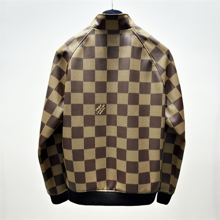 2024fw LV Leather Jacket Top Version