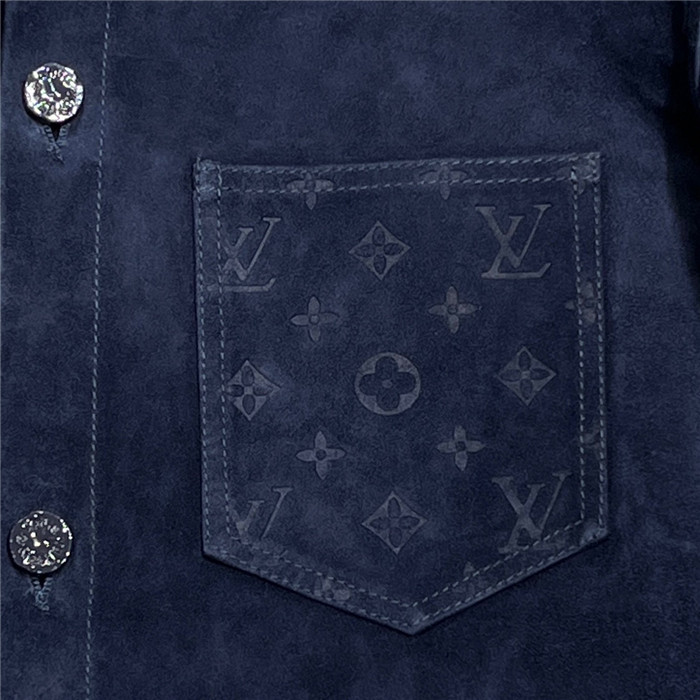 2023fw LV Real Leather Jacket Top Version