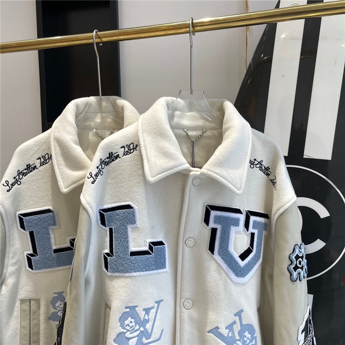 LV Real Leather Jacket Top Version