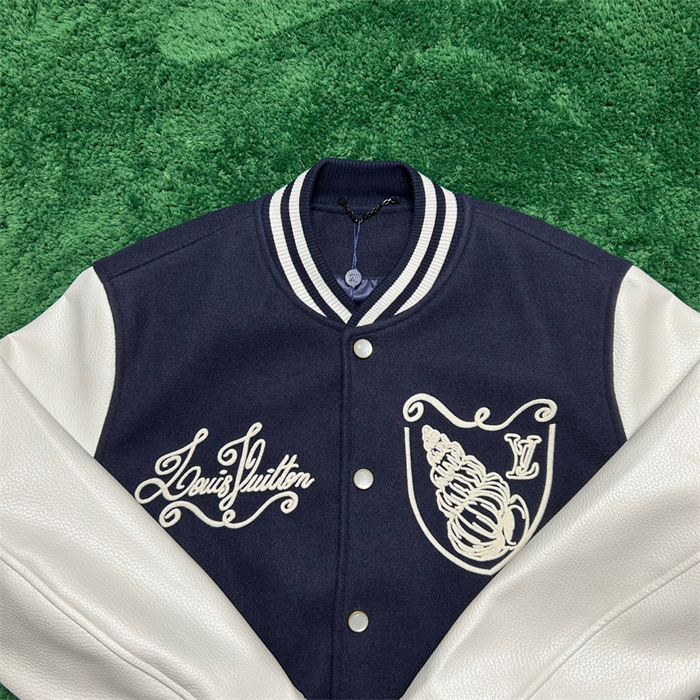 2024fw LV Leather Jacket Top Version