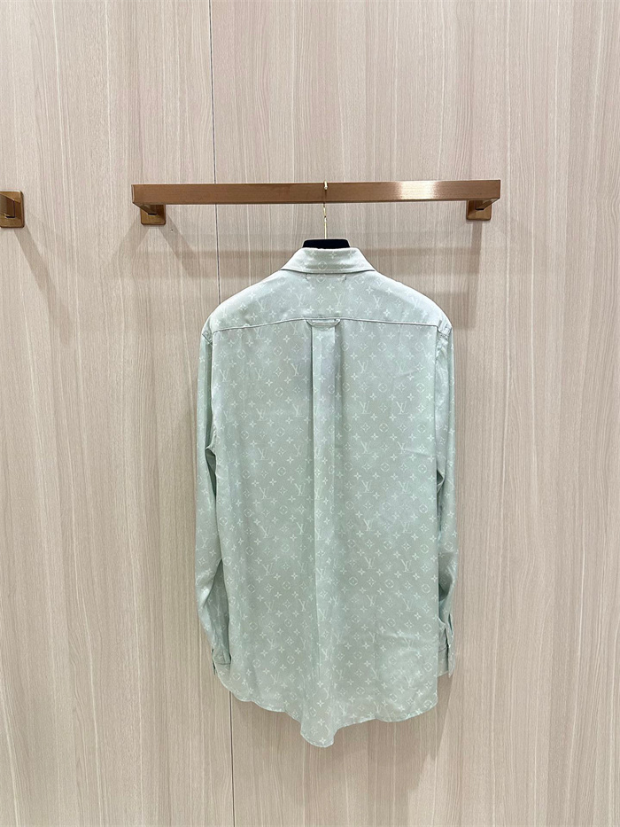 2024fw LV Real Silk Shirt Top Version