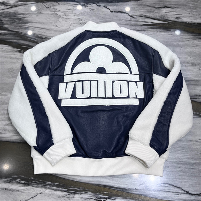 LV Real Leather Jacket Top Version