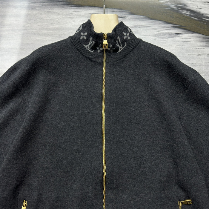 2024fw LV Zipper Sweater Top Version