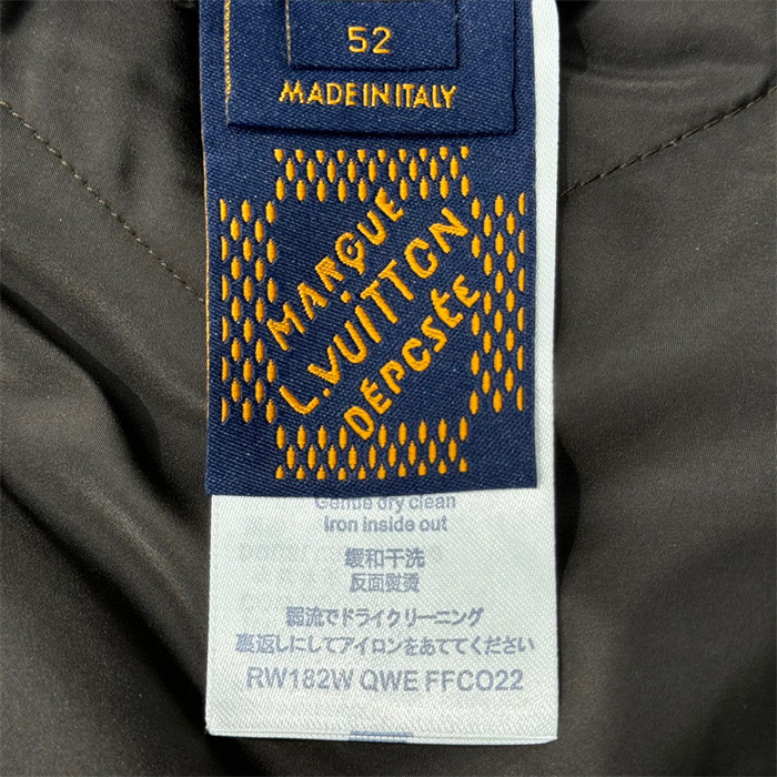 2024fw LV Leather Jacket Top Version