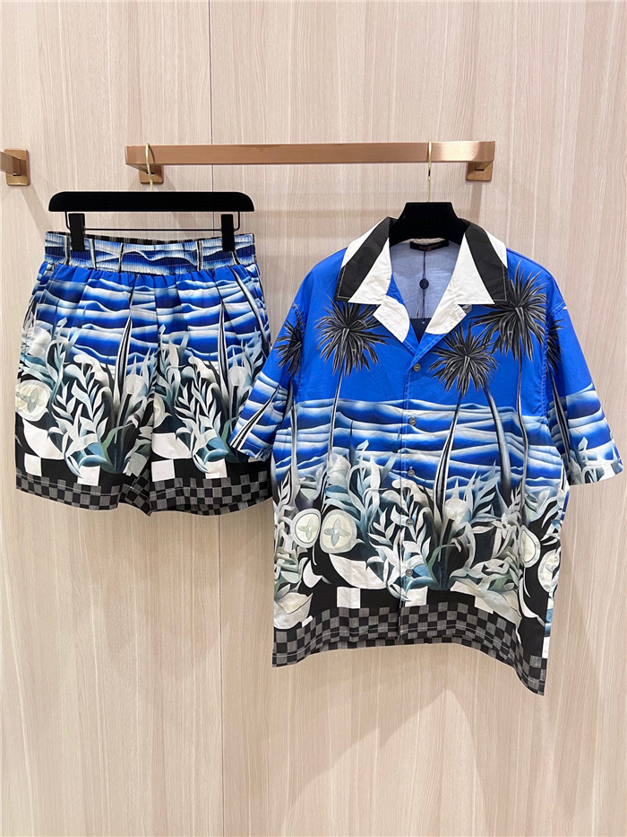 2024SS LV ShirtShorts Top Version