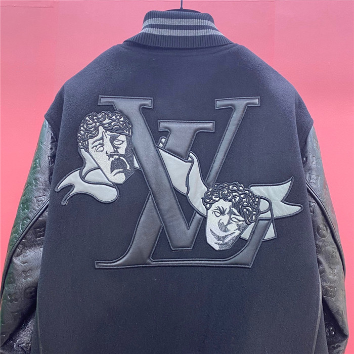 2024ss LV Leather Jacket Top Version