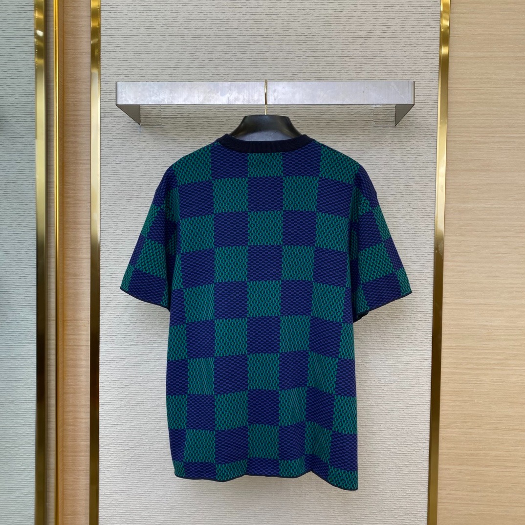 L0vis Vvtt0n checkered short sleeve