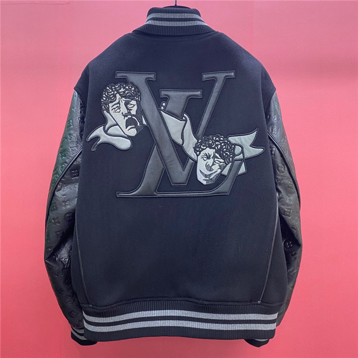 2024ss LV Leather Jacket Top Version