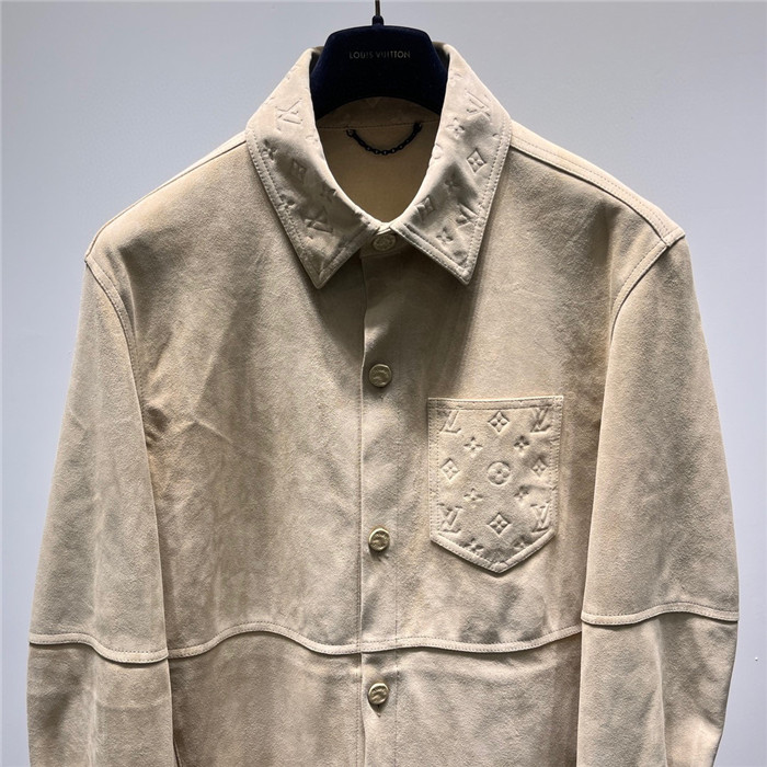 2023fw LV Real Leather Jacket Top Version