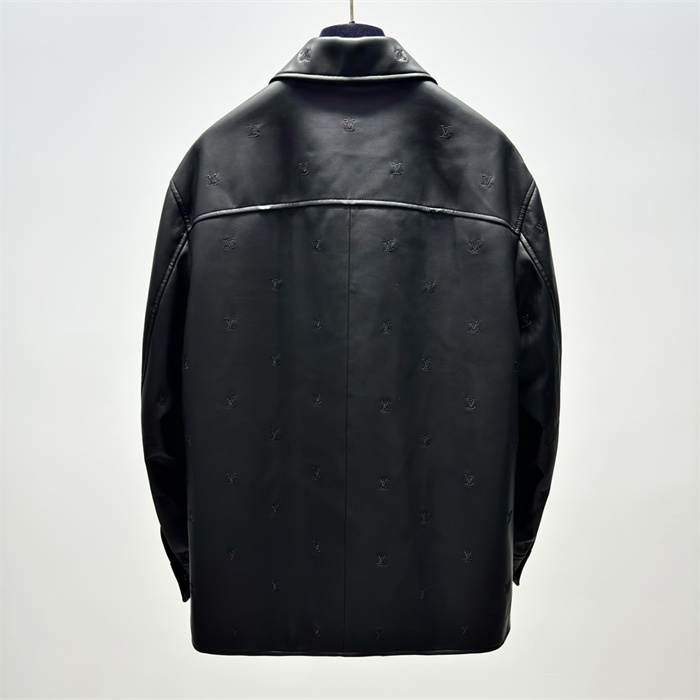 2024fw LV Leather Jacket Top Version
