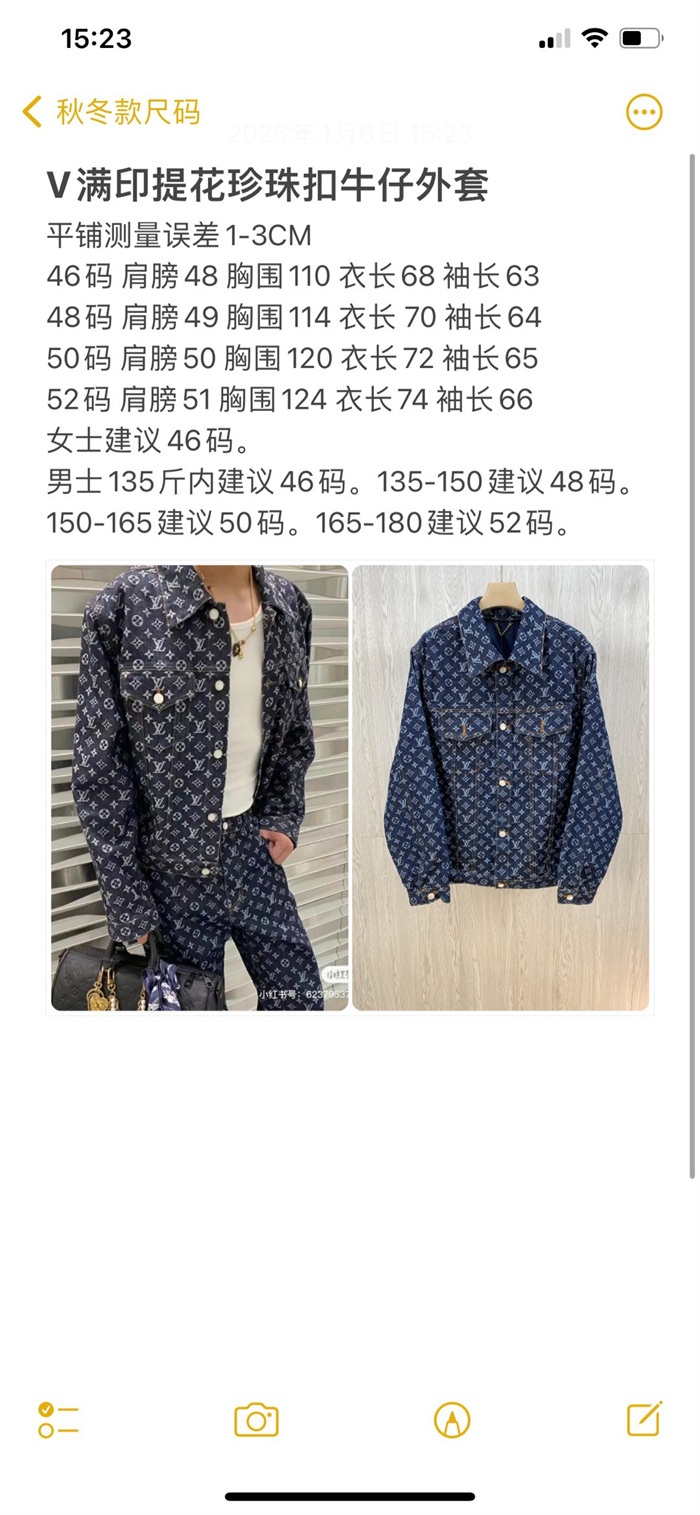 2025SS LV JacketPants Top Version