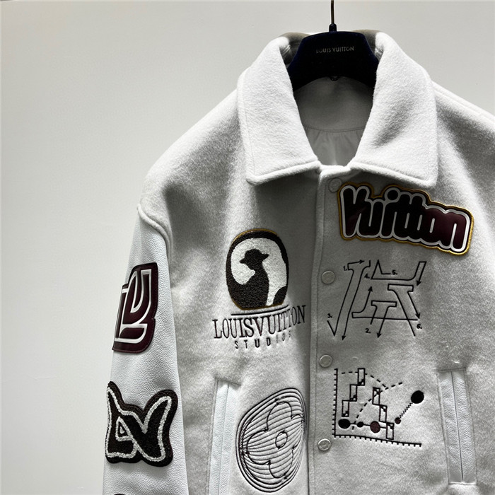 2023fw LV Real Leather Jacket Top Version