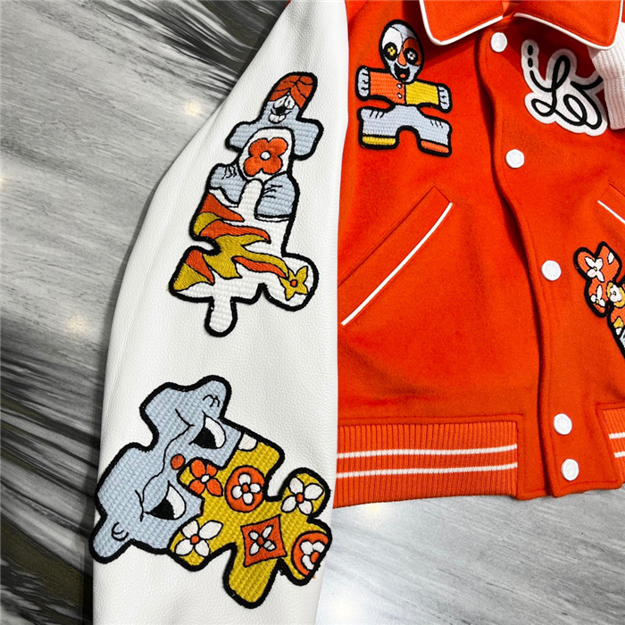 2023fw LV Real Leather Jacket Top Version