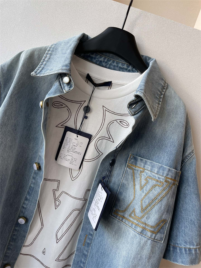 2024fw LV Shirt Jacket Top Version