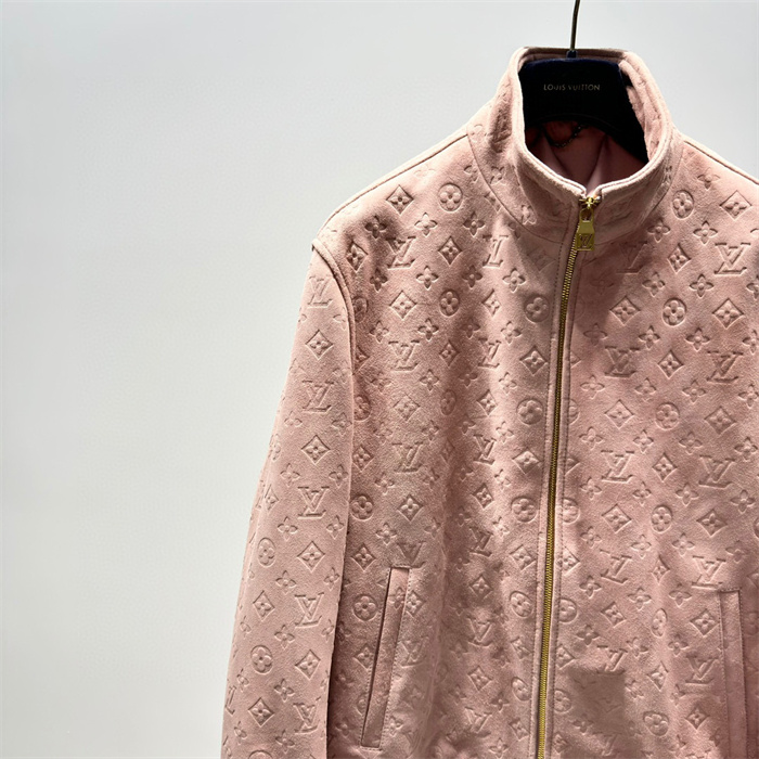 2024fw LV Leather Jacket Top Version