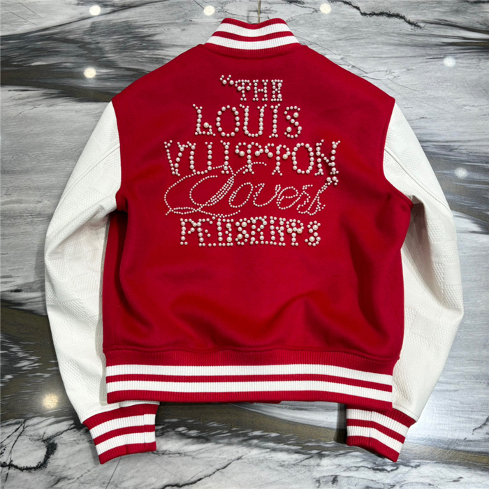 2023fw LV Real Leather Jacket Top Version