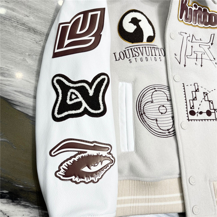 2023fw LV Real Leather Jacket Top Version