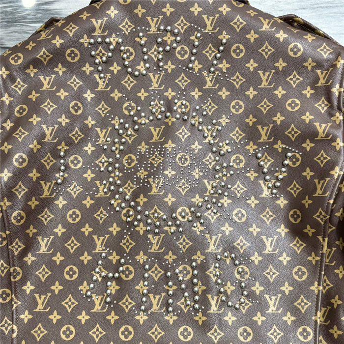 2023fw LV Real Leather Jacket Top Version
