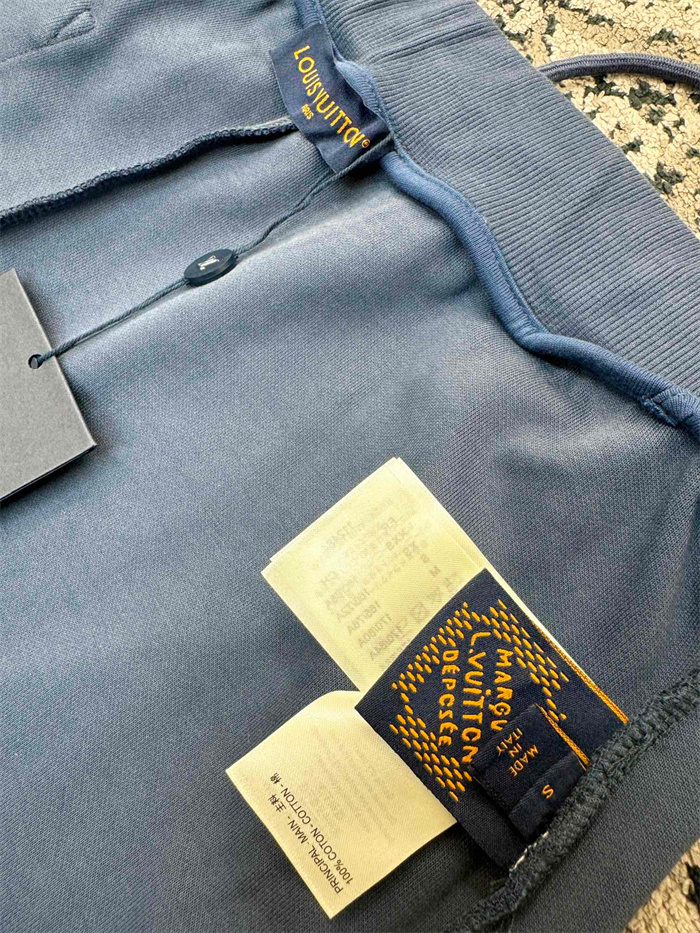 2024fw LV Zipper HoodiePants Top Version