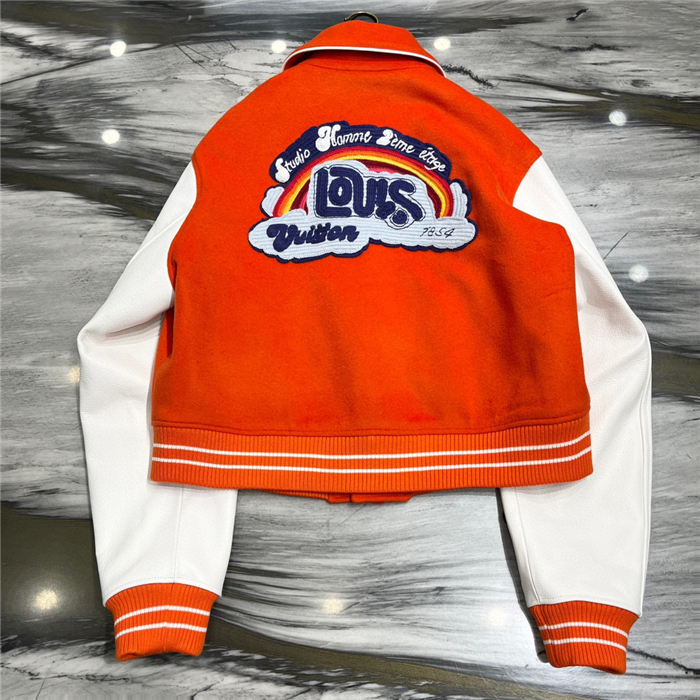 2023fw LV Real Leather Jacket Top Version