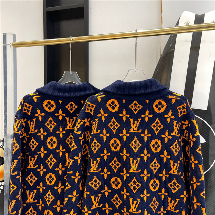 2023fw LV Sweater Jacket Top Version
