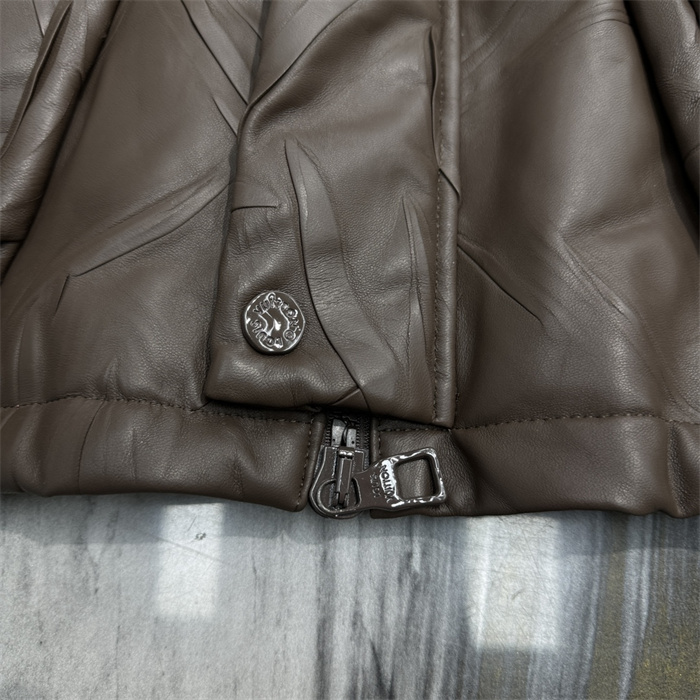 2024fw LV Real Leather Jacket Top Version