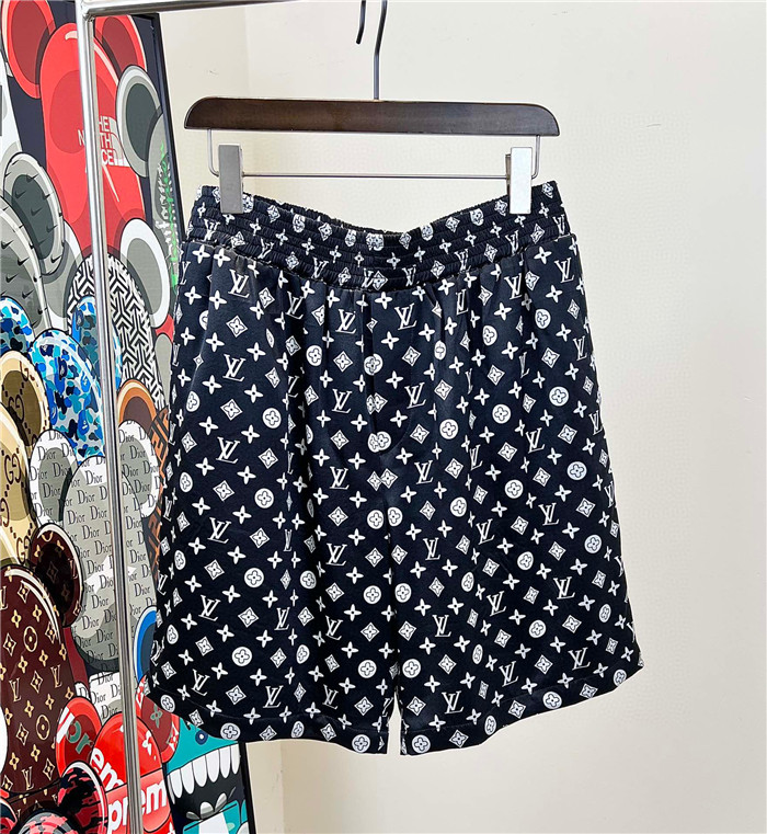 2023fw LV Silk Shirt Shorts Top Version